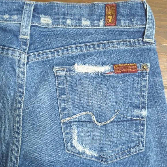 7 For All Mankind Y2K Low Rise Long - Picture 6 of 10